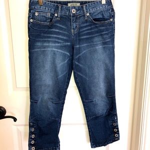 Guess Relaxed Fit Cropped Jeans